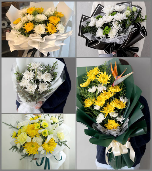 河北石家庄无极县北苏镇白事花束代送